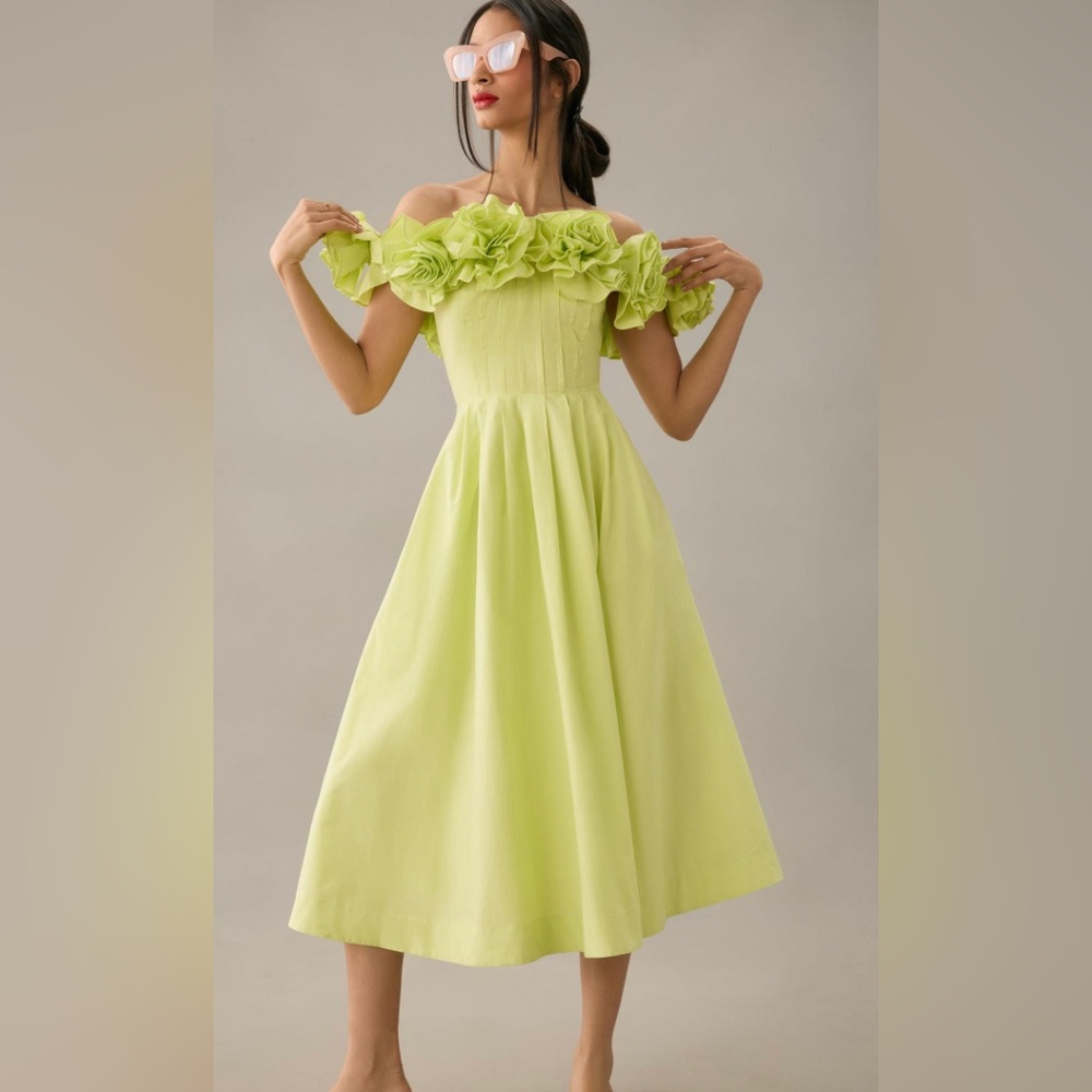Maeve - The Corina Ruffled Dress by Maeve